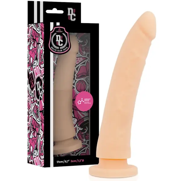 DELTA CLUB - Dildo Realista Natural Silicona Médica 17 cm -O- 3 cm - Imagen 2