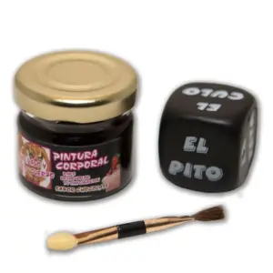 Diablo Picante - Pintura de Chocolate y Dado de Cuerpo para Momentos Inolvidables
