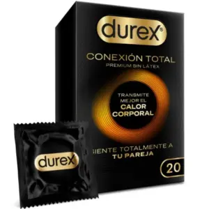 Durex - Conexión Total Ultra Fino Plus Sin Látex 20 Unidades