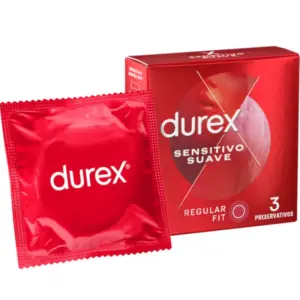 Durex - Sensitivo Suave 3 Unidades para el Placer Seguro