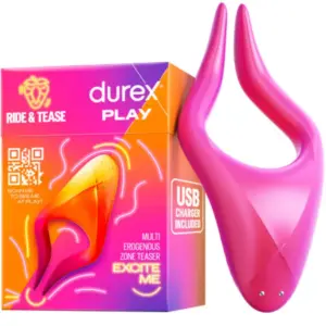 Durex - Toy Multiestimulador Ride & Tease para placer ilimitado