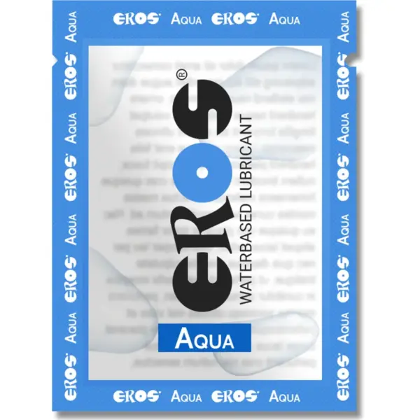 EROS AQUA - Lubricante base agua 4 ml para un placer sin límites