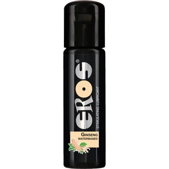 EROS - Lubricante Base Agua con Ginseng 100 ml para Placer Intenso