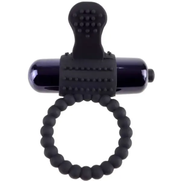 FANTASY C-RINGZ - Anillo vibrador de silicona negro para un placer duradero - Imagen 2
