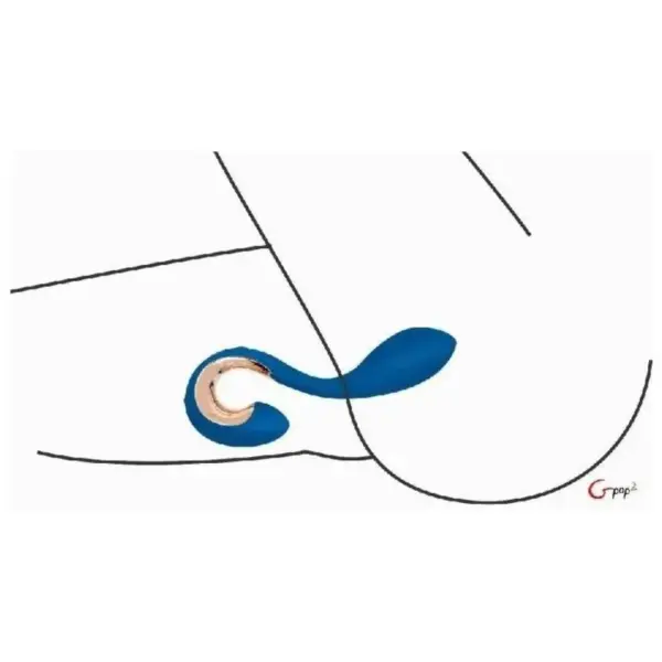 G-VIBE - GPOP 2 Vibrador Punto G y P Azul Índigo - Imagen 5