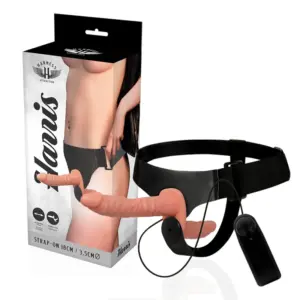 Harness Attraction - Harris Doble Penetración con Vibración 18 cm - 3.5 cm