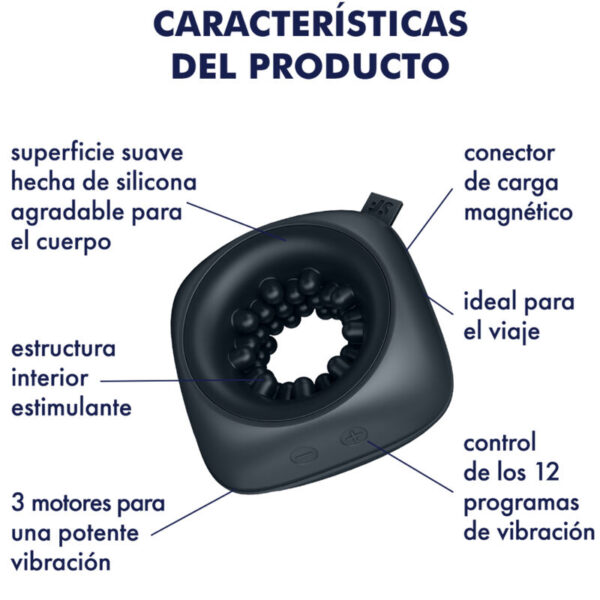 Satisfyer - Ring Stroker Masturbador & Vibrador para Placer Personalizado - Imagen 5