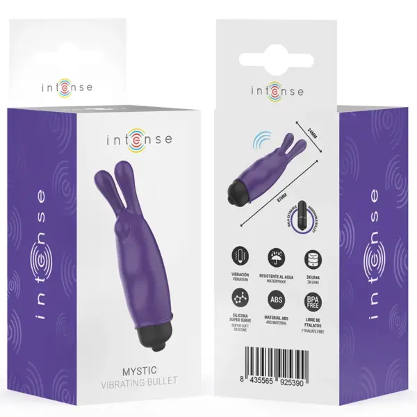 INTENSE - Bala Vibradora Morado 8.7 x 2.4 cm para Placer Portátil - Imagen 7