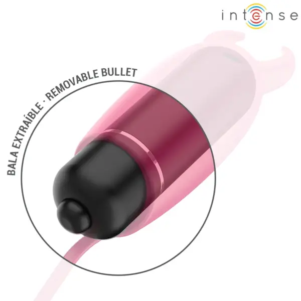 INTENSE - Bala Vibradora Demonio Rojo 9.3 x 2.4 cm para Placer Infinito - Imagen 6