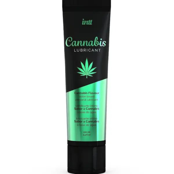 INTT LUBRICANTS - Lubricante íntimo base agua con sabor a cannabis