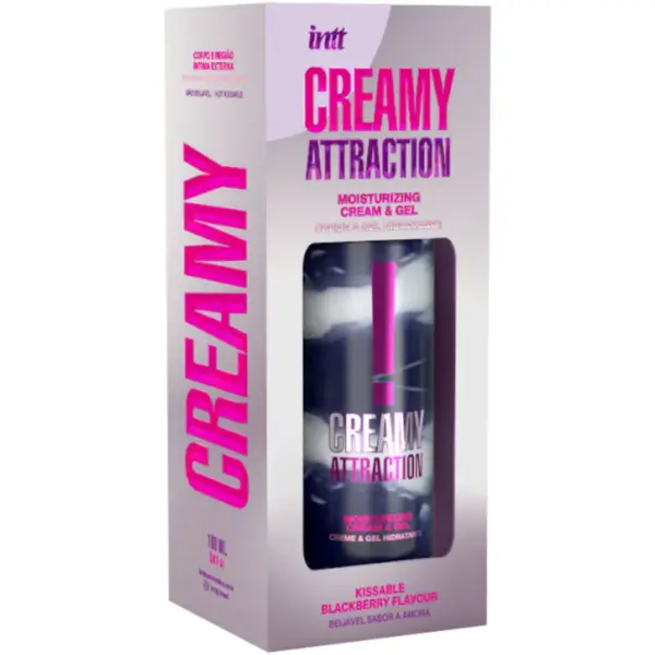 INTT RELEASES - Crema y Gel Besable Sabor Mora 100 ml - Placer Hidratante - Imagen 2