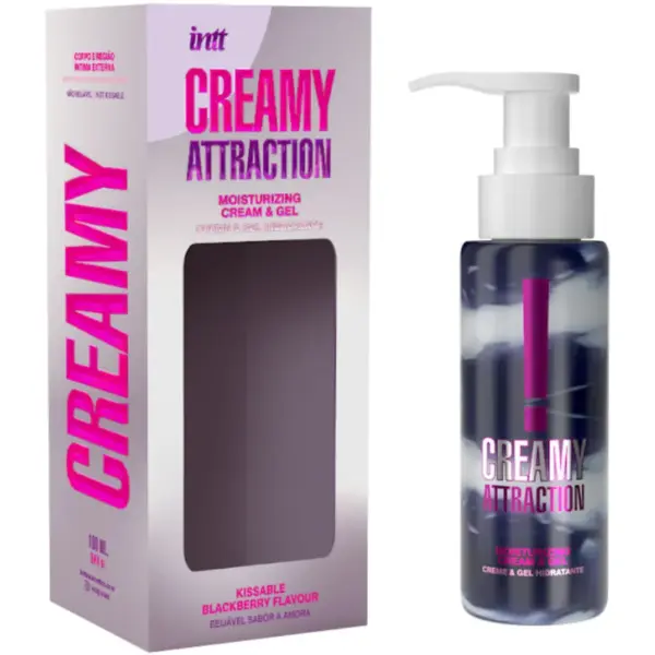 INTT RELEASES - Crema y Gel Besable Sabor Mora 100 ml - Placer Hidratante - Imagen 3