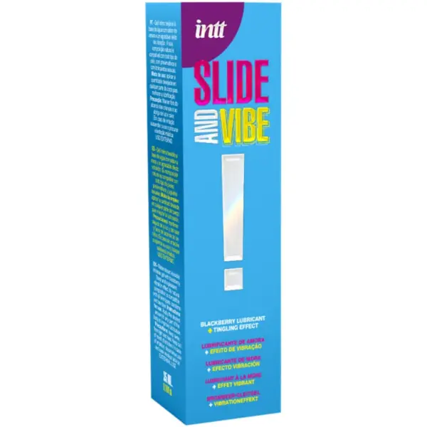 INTT RELEASES - Lubricante íntimo besable con efecto vibración y sabor a mora 35 ml - Imagen 2