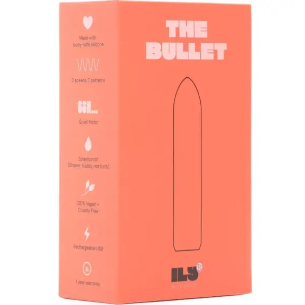 ILY Bullet - Bala vibradora rosa para placer personal - Imagen 10