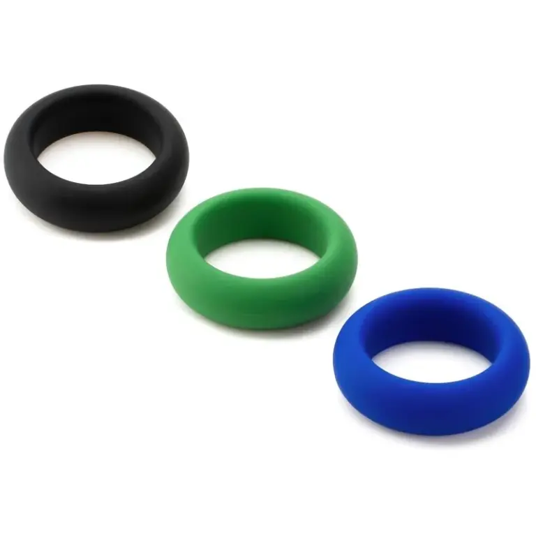 Je Joue - Set de anillos pene de silicona para experiencias sensoriales