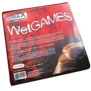 JOYDIVISION SEXMAX - Sábana blanca de plástico reutilizable para juegos eróticos