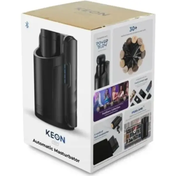KIIROO - KEON COMBO SET + FEEL STROKER NEGRO: Placer Interactivo Sin Límites - Imagen 2