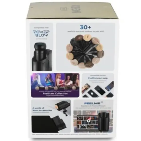 KIIROO - KEON COMBO SET + FEEL STROKER NEGRO: Placer Interactivo Sin Límites - Imagen 4