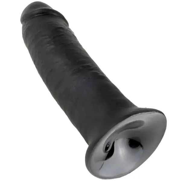 KING COCK - Dildo Realista Negro 25 cm para Placer Infinito - Imagen 5