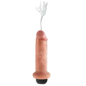 KING COCK - Dildo Squirting 15.24 cm para Placer Infinito