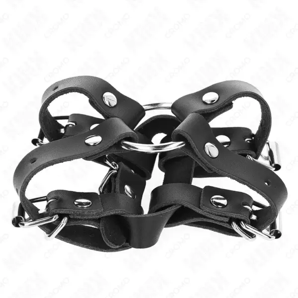 KINK - Anillo pene con múltiples correas ajustables para un placer único - Imagen 4