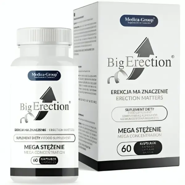 MEDICA GROUP - Big Erection Potenciador Hombre 60 Cápsulas - Imagen 3