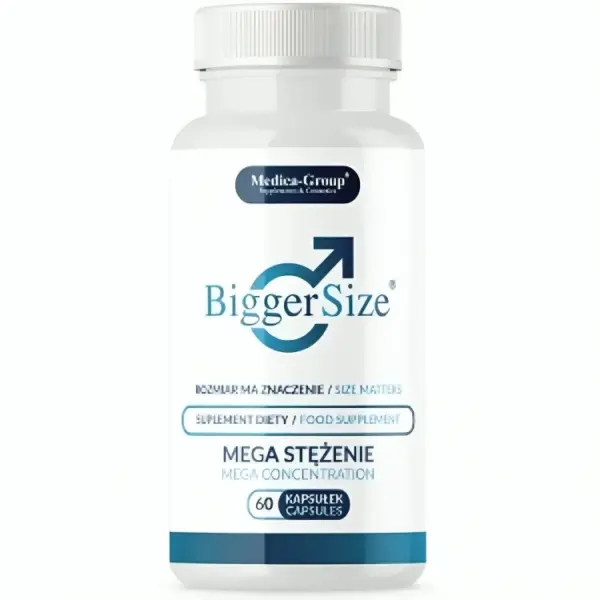 MEDICA GROUP - Bigger Size Aumento Pene 60 Cápsulas para Mejorar tu Rendimiento