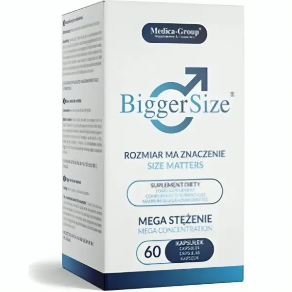 MEDICA GROUP - Bigger Size Aumento Pene 60 Cápsulas para Mejorar tu Rendimiento - Imagen 2