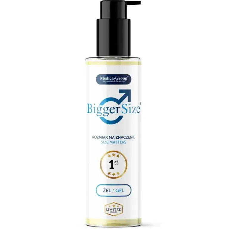 MEDICA GROUP - Bigger Size Gel Íntimo para Hombre 150 ML - Aumenta tu Confianza y Sensaciones
