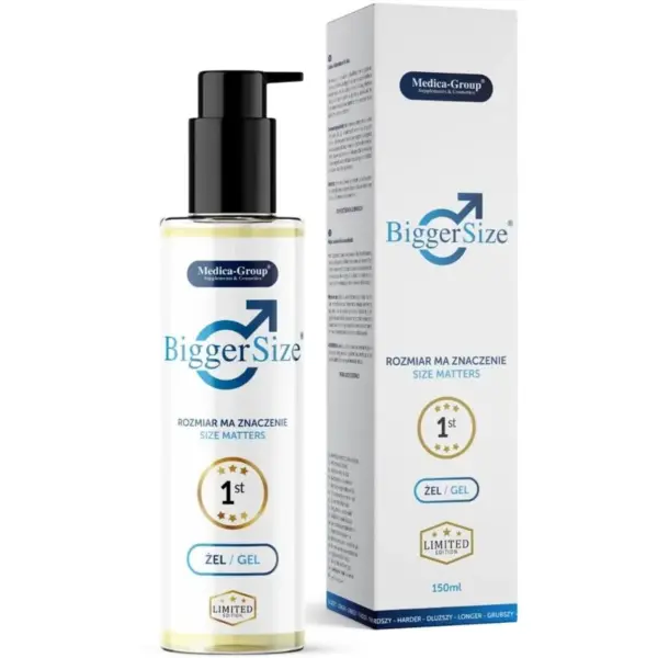 MEDICA GROUP - Bigger Size Gel Íntimo para Hombre 150 ml - Imagen 3
