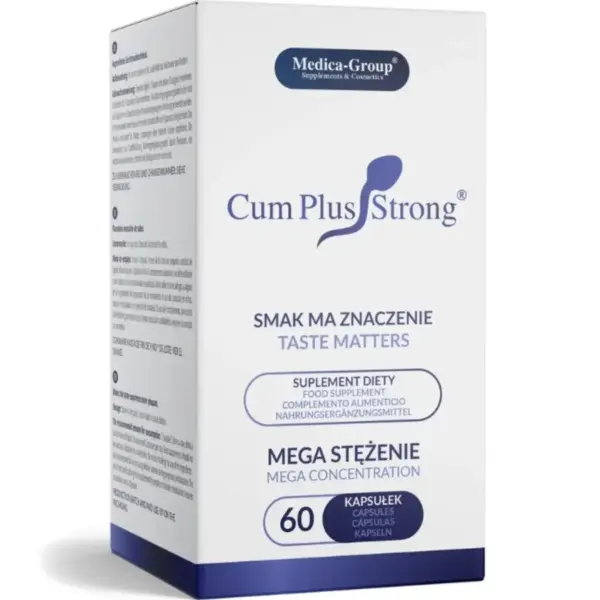 Cum Plus Strong - Aumento de Semen 60 Cápsulas para Placer Intenso - Imagen 2