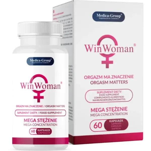 MEDICA GROUP - Win Woman Aumento Libido Femenino 60 Cápsulas - Imagen 2