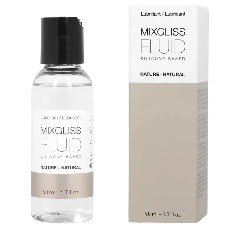 MIXGLISS - Lubricante de Silicona Natural 50ML para Placer Extremo