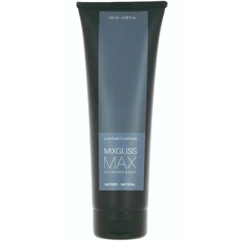 MIXGLISS - Lubricante de base agua extra lubricación 150 ML para experiencias intensas