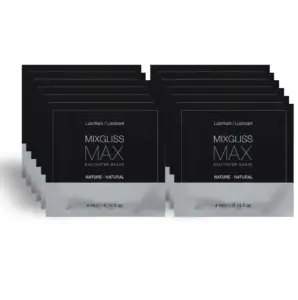 MIXGLISS - Max Lubricante Dilatador Anal Pack 12 Monodosis 4ml