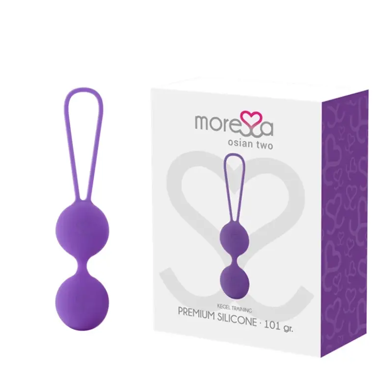 Amoressa - OSIAN TWO Entrenamiento Suelo Pélvico 101gr Premium Silicona Lila