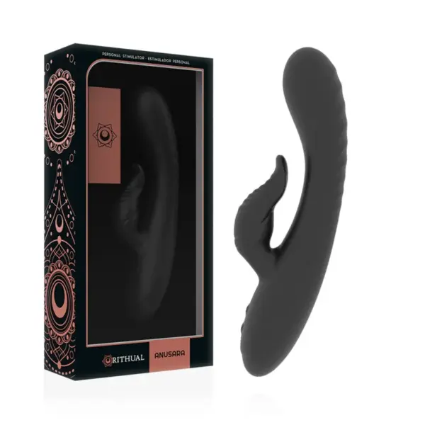 MOTOR RITUAL ANUSARA DUAL RECARGABLE 2.0 NEGRO - Vibrador Erótico - Imagen 2
