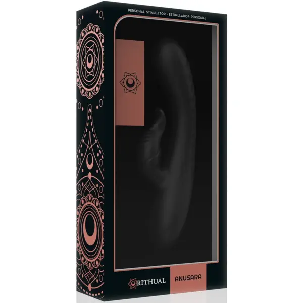 MOTOR RITUAL ANUSARA DUAL RECARGABLE 2.0 NEGRO - Vibrador Erótico - Imagen 9