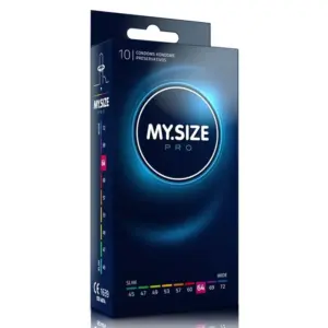 MY.SIZE - Pro Preservativos 64 mm - 10 Unidades para Placer Personalizado