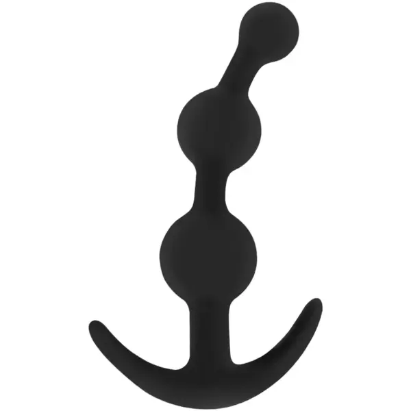 OHMAMA - Plug Anal de Silicona Curvado 13 cm para Placer Intenso - Imagen 2