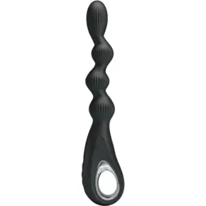 PRETTY LOVE - FEDERER VIBRADOR ANAL 12 VIBRACIONES NEGRO