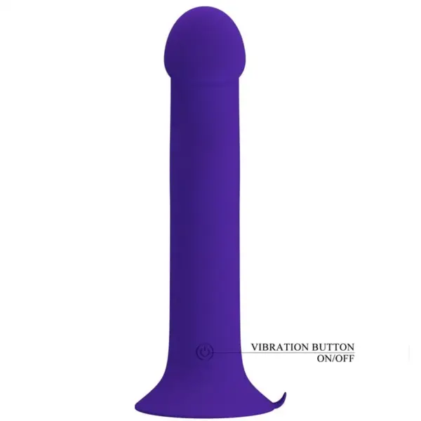 Pretty Love - Dildo Vibrador Recargable Violeta - Imagen 6