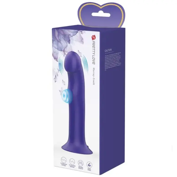 Pretty Love - Dildo Vibrador Recargable Violeta - Imagen 8