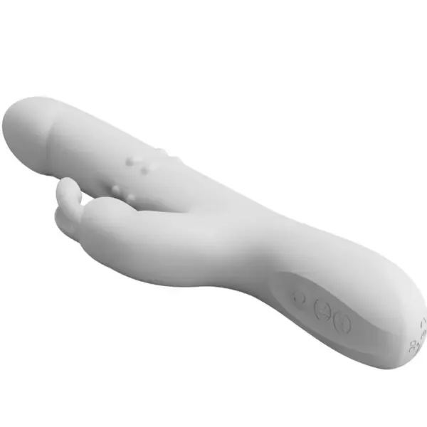 Pretty Love - Vibrador Rabbit con Rotación Plateado - Imagen 4