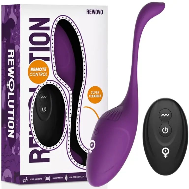 REWOLUTION - Huevo vibrador control remoto para placer inigualable
