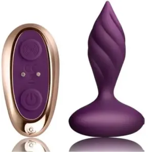 Rocks-Off - Estimulador Anal Desire Lila, Potente y Elegante