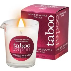 RUF - Taboo Vela de Masaje para Él Careses Ardientes Aroma Helecho