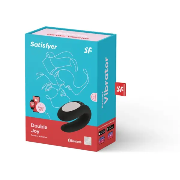Satisfyer - Double Joy con APP Oro Negro - Imagen 7