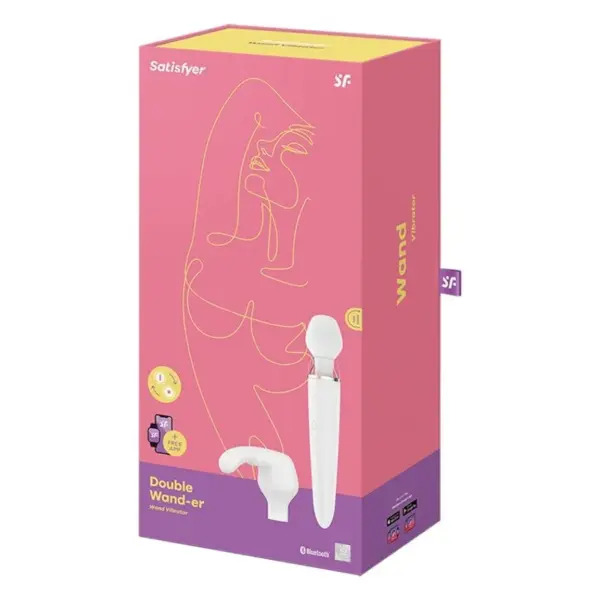 Satisfyer - Double Wander App Blanco: Masajeador Erótico de Alta Tecnología - Imagen 5
