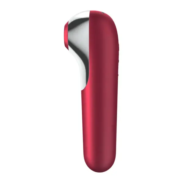 Satisfyer - Vibrador y Succionador Dual Love con Aire Pulsado Rojo - Imagen 2
